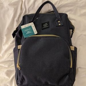 Land Baby Diaper Bag Backpack Blue